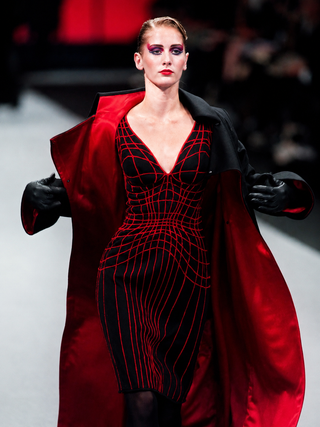 Thierry Mugler Couture FW 2001 Runway Spider Dress