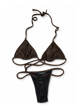 Gucci Tom Ford 1997 Ombré Runway Bikini