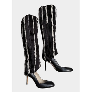 Givenchy Fur Rare Boots (39)