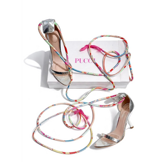 Emilio Pucci Vintage Wrap Around Sandals (39)